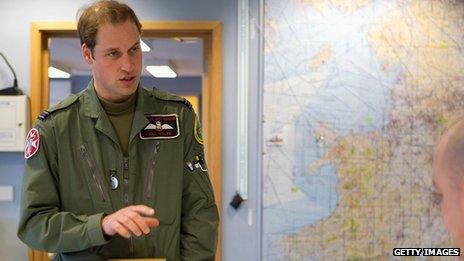 Prince William at RAF Valley