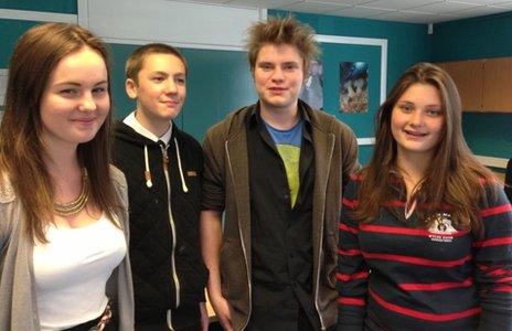 Dana Lees, Matthew Pyke, Ian Shackleton and Freya Anderson