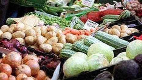 generic picture of vegetable stall