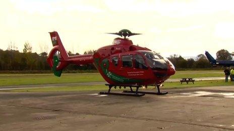 Wales' latest air ambulance