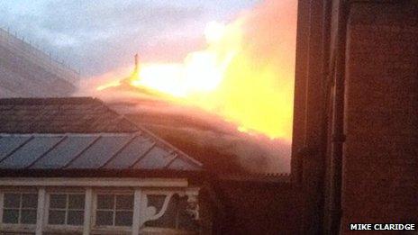 West Bromwich College fire