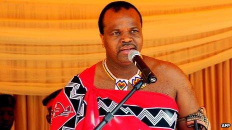 King Mswati (file photo)