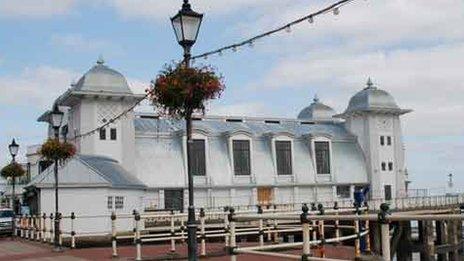 Penarth Pier's refurbished pavilion