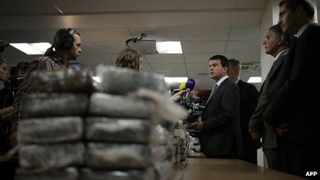 Manuel Valls speaks at a news conference on 21 September, 2013