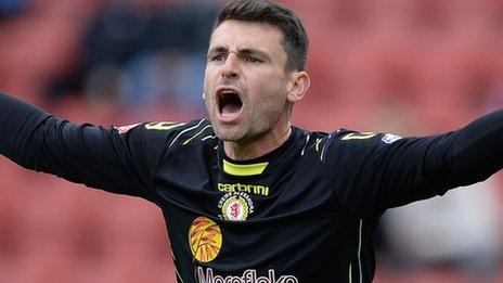 Crewe keeper Steve Phillips