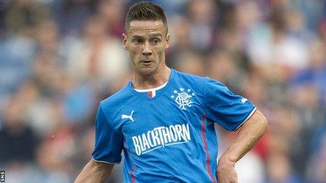 Rangers midfielder Ian Black