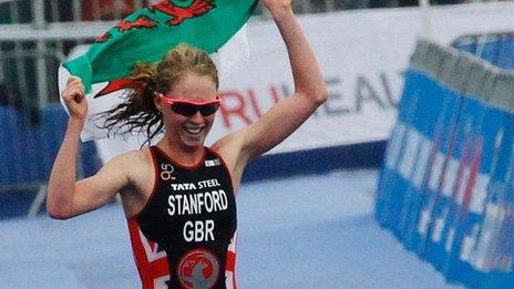 World Triathlon Champion Non Stanford