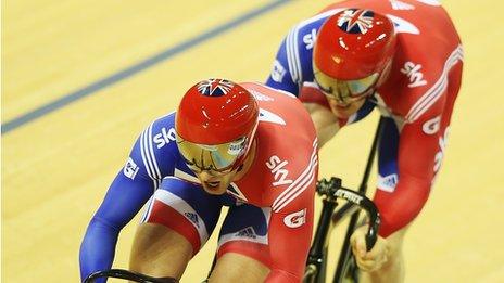 Jason Kenny (left) and Ed Clancy