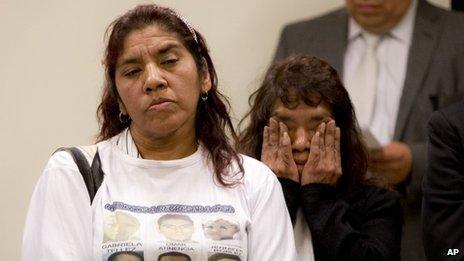 Julieta Gonzalez, mother of Jennifer Robles, one of the Heaven bar victims