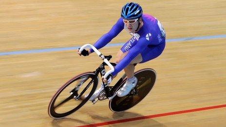 Scottish Commonwealth Games cyclist Evan Oliphant will be in action in Manchester