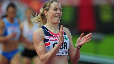 Eilidh Child will run the 400m hurdles for Scotland