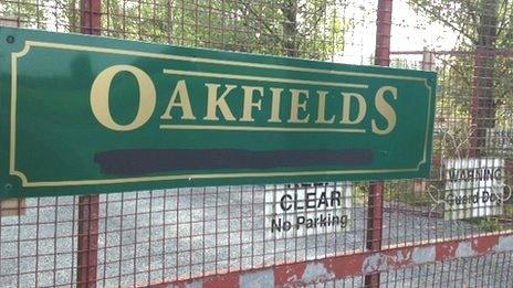 The former Oakfields Plant Nursery