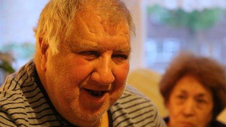 Leopoldo Garcia Lucero in his flat in London in August 2013