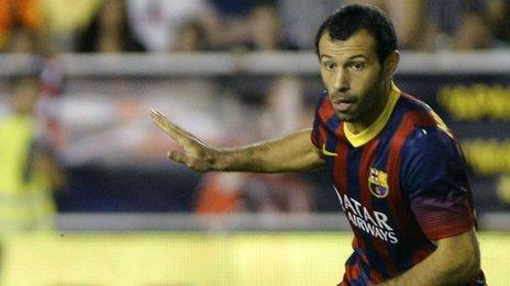 Barcelona's Javier Mascherano