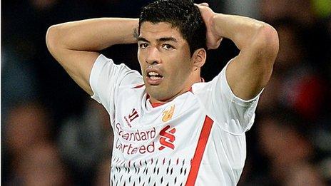 Liverpool striker Luis Suarez