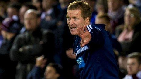 Heart of Midlothian manager Gary Locke