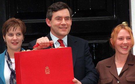 Gordon Brown prepares to deliver his 1997 budget