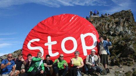 The wheel on Snowdon