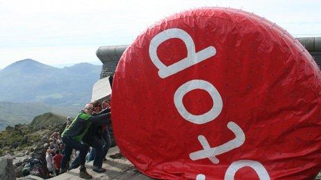 The ball on Snowdon