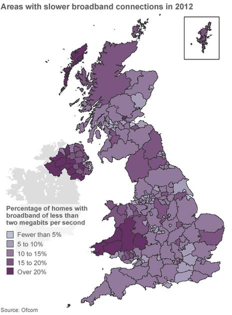 bbc map of broadband coverage