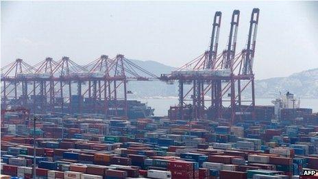 Yangshan port in Shanghai, one of the districts that will be included in Shanghai's free trade zone