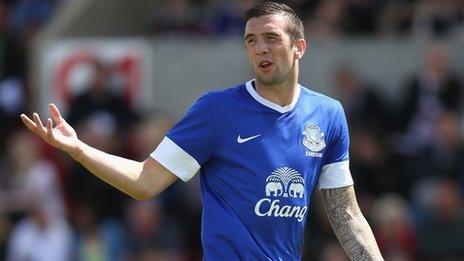 Everton defender Shane Duffy