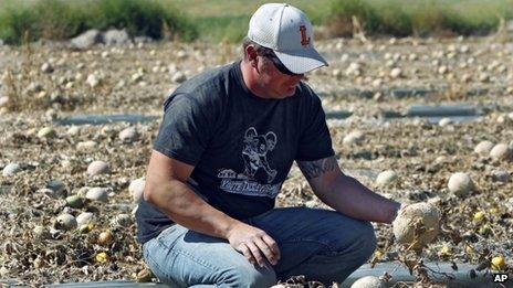 Jensen Farms co-owner Eric Jensen seen in a 28 September 2011 photo