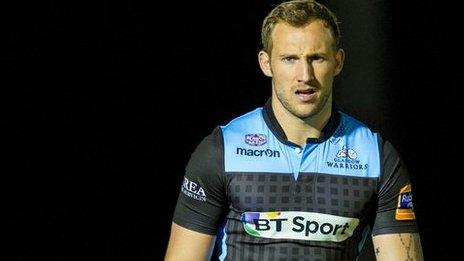 Byron McGuigan scored a first-half try for Glasgow