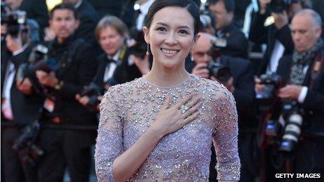 Zhang Ziyi in Cannes, 2013