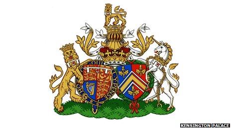 The Duke and Duchess of Cambridge's new coat of arms