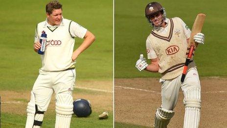 Gary Ballance (left) Dominic Sibley (right)