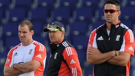 Kevin Pietersen, Andrew Strauss & Andy Flower