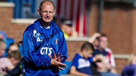 Kilmarnock boss Allan Johnston