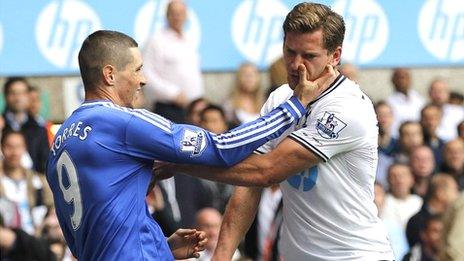 Fernando Torres and Jan Vertonghen