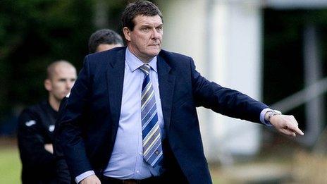 St Johnstone manager Tommy Wright