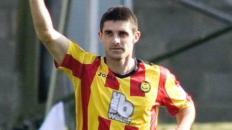 Partick Thistle striker Kris Doolan