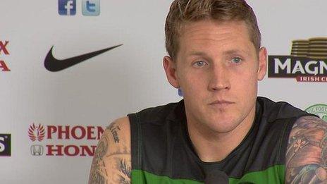 Celtic forward Kris Commons