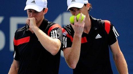 John Peers (left) and Jamie Murray