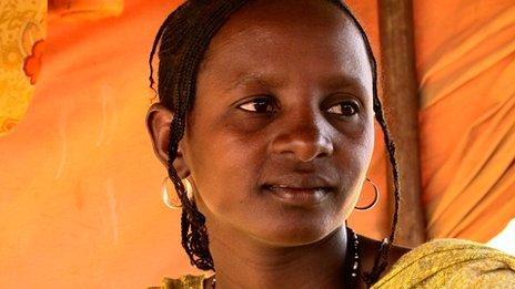 Malian refugee, Zouda Walett Infa