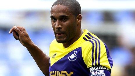 Swansea City captain Ashley Williams