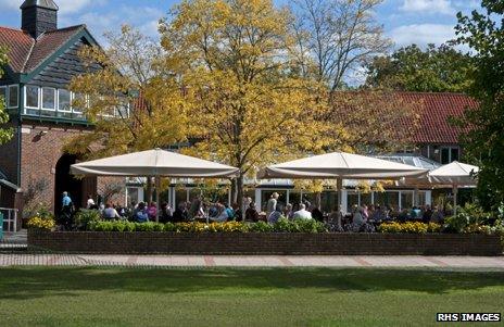 Wisley cafe, photo courtesy of RHS Images