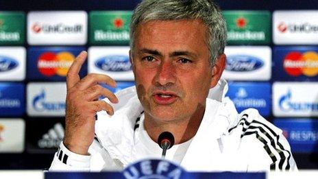 Chelsea manager Jose Mourinho