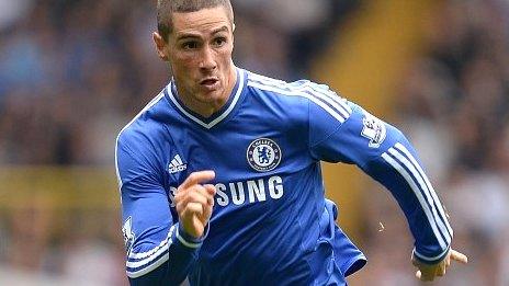 Chelsea striker Fernando Torres