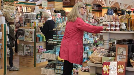 Shoppers at Wisley