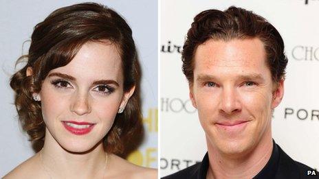 Emma Watson and Benedict Cumberbatch