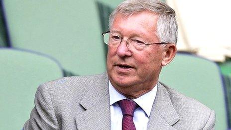 Former Manchester United manager Sir Alex Ferguson