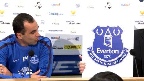 Everton press conference