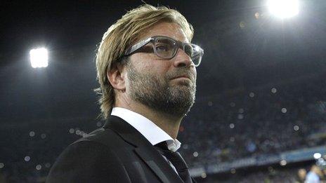 Borussia Dortmund coach Juergen Klopp