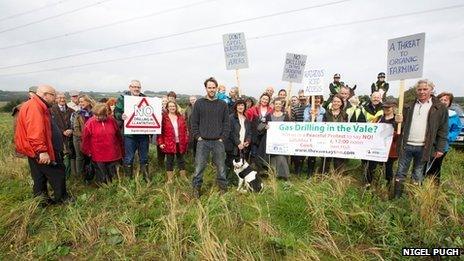 Llantrithyd villagers opposing drilling