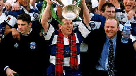 Andy Nicol won the Heineken Cup with Bath in 1998